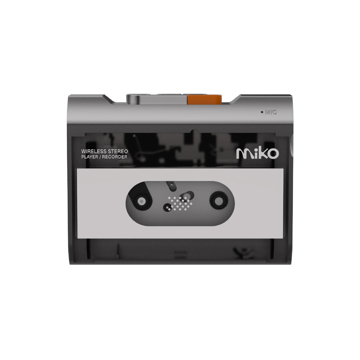 Gadhouse Miko Transparent Bluetooth 5.3 Cassette Player & Recorder - Smoke
