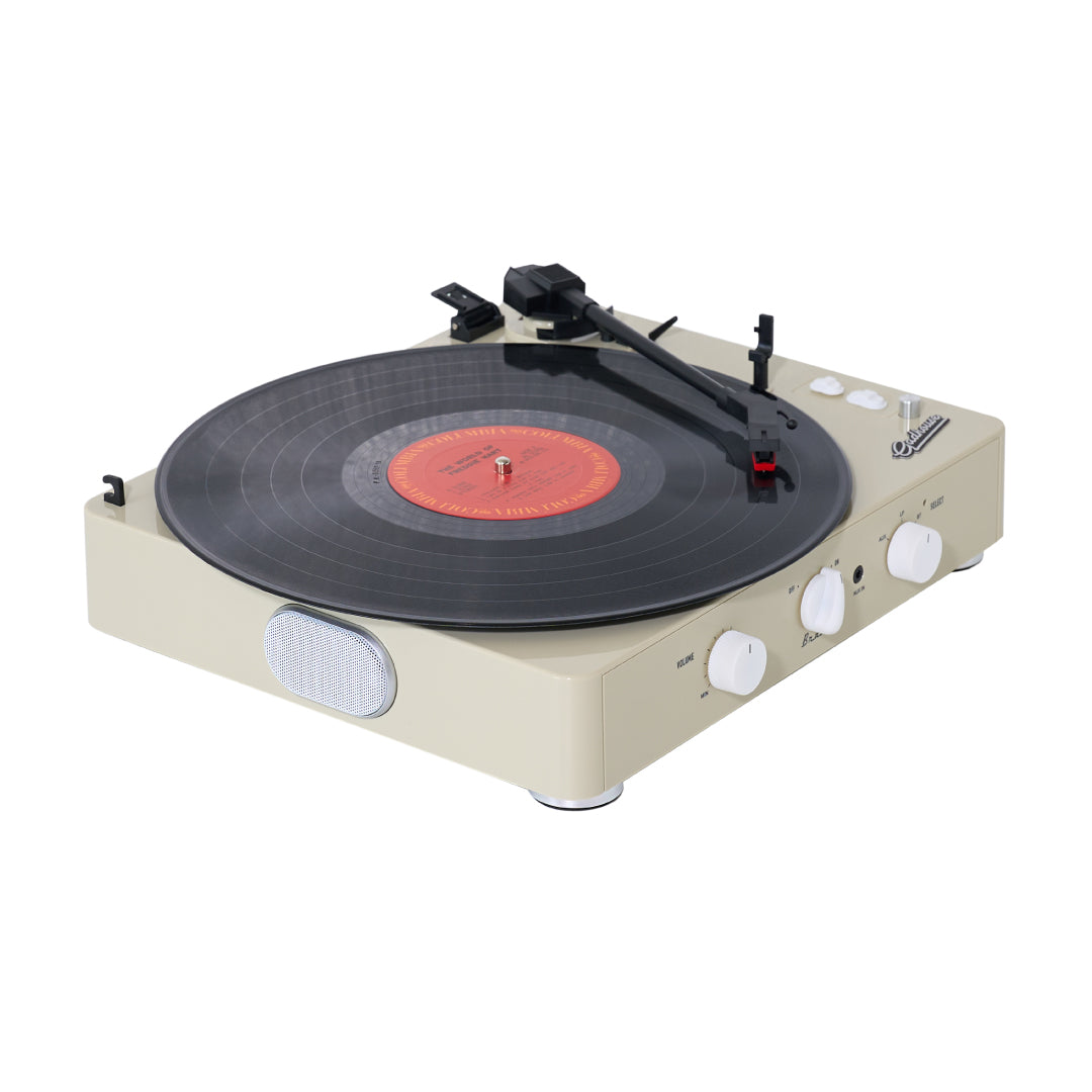 Gadhouse Brad Record Player Retro MK II - Ivory