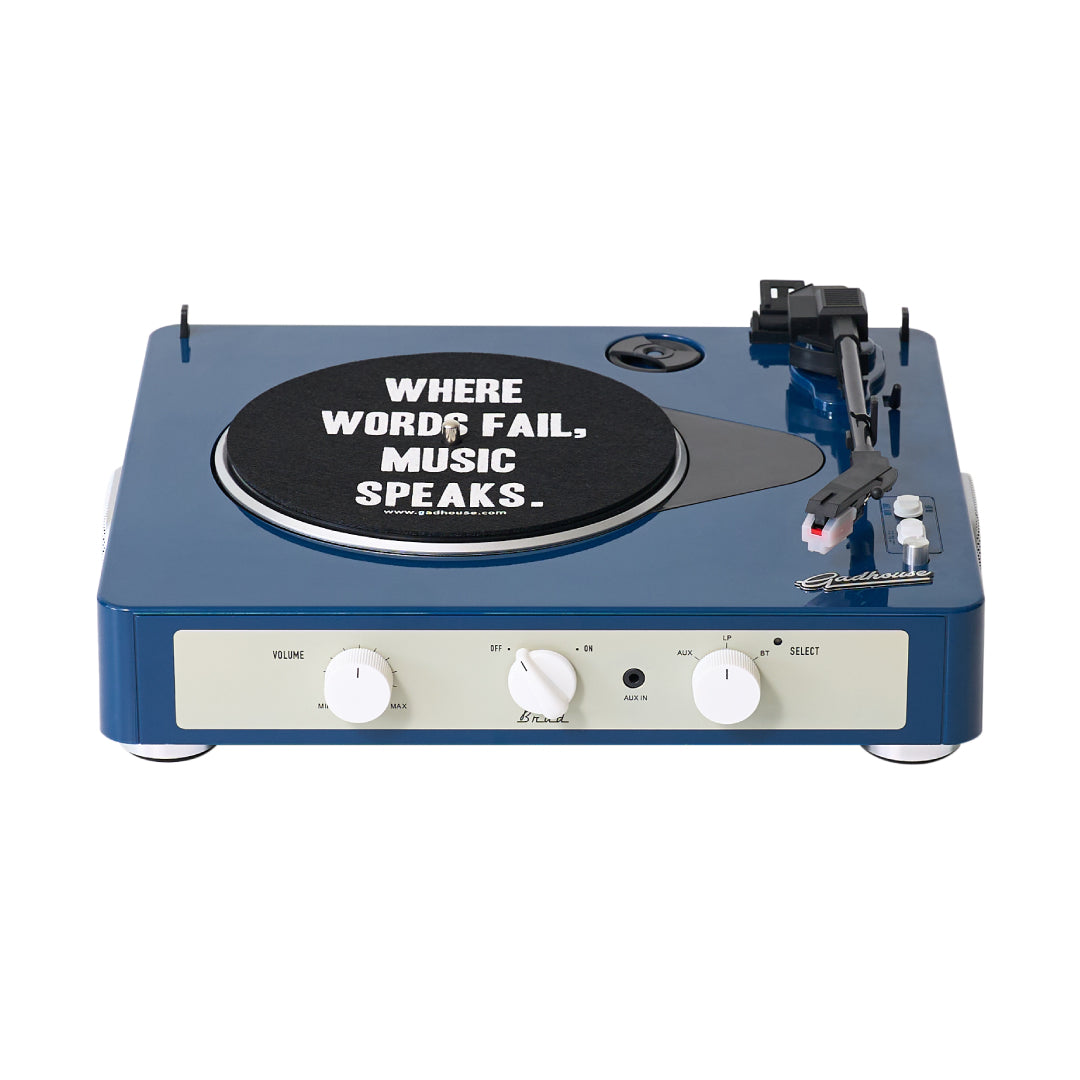 Gadhouse Brad Record Player Retro MK II - Navy